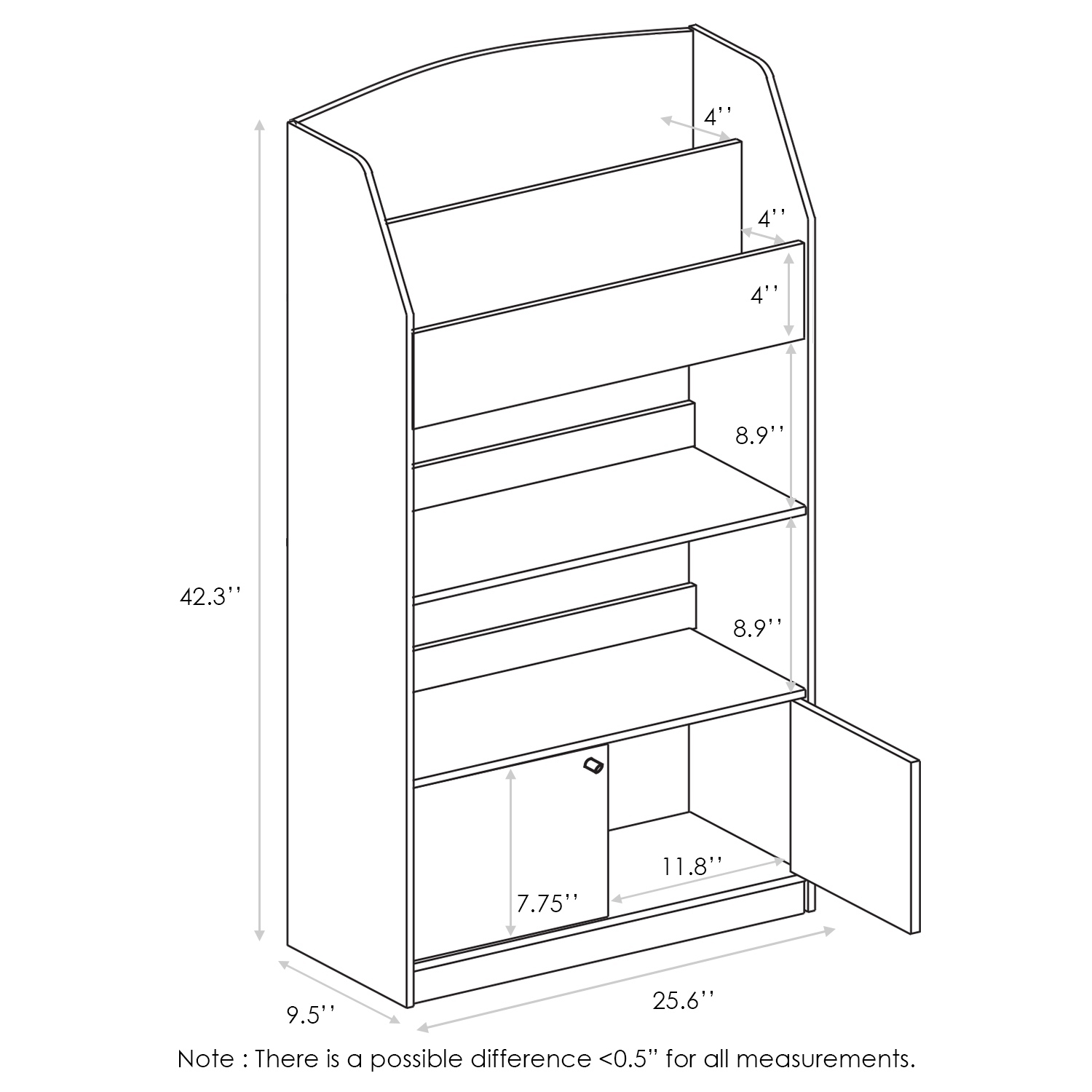 Bookshelves Drawing at GetDrawings | Free download