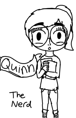 256x400 Quick Drawing Quinn Portrait The Bookworm Girl By