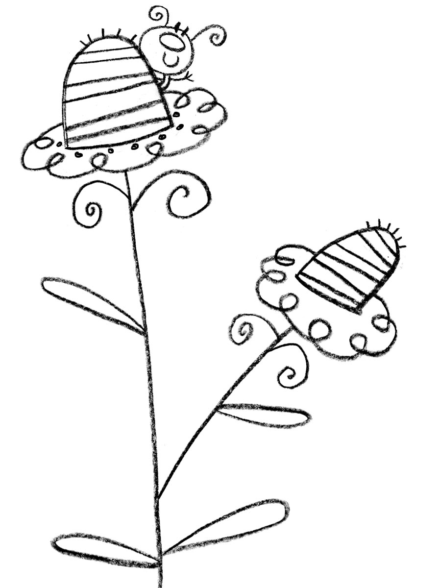 900x1200 Drawing A Boom Boom Flower Draw With Rich