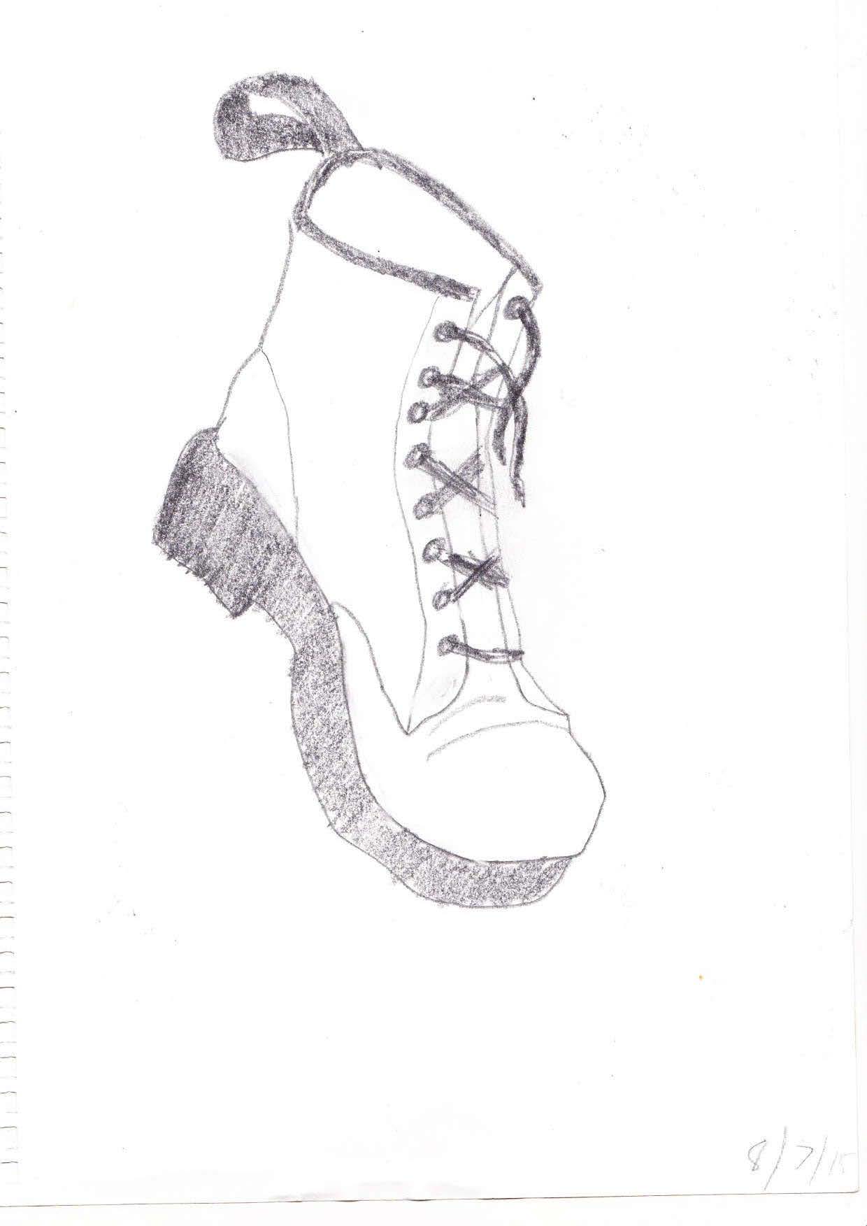 1240x1753 Drawing Of Doc Martin Boot Clareofrank