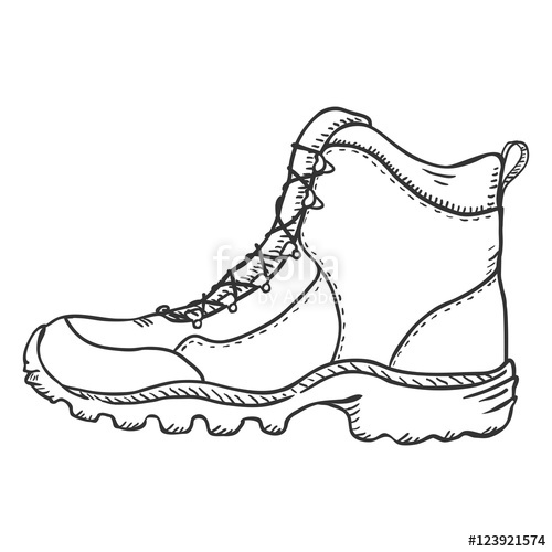 Boots Front View Drawing at GetDrawings | Free download