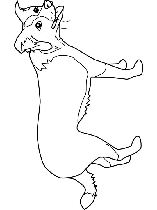 540x720 Border Collie Coloring Pages