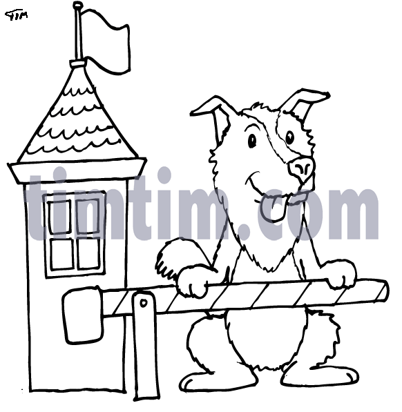 582x597 Free Drawing Of Border Collie Dog Bw From The Category Pets