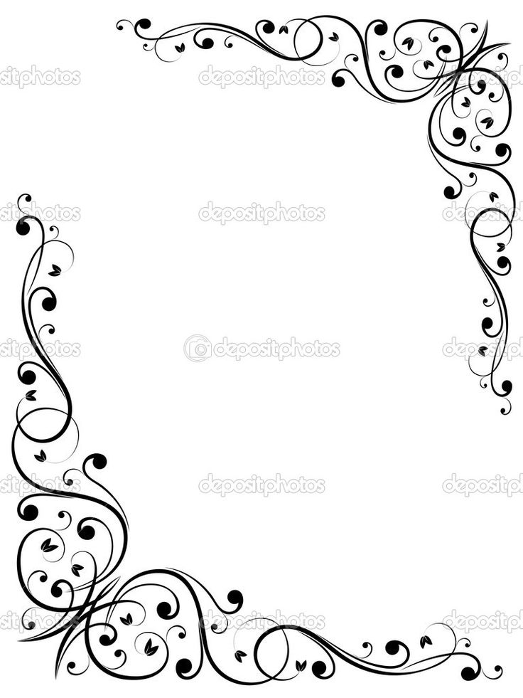 736x981 Drawn Toad Border Clip Art