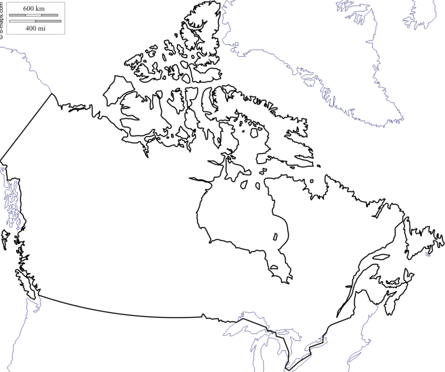 903x756 Let's Draw The Canadian Borders Quiz
