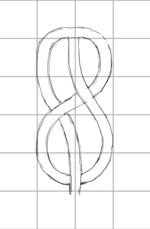 296x450 Calligraphy Design Deconstructing White Vine Borders