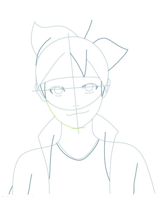 524x634 How To Draw Boruto Uzomaki (Step By Step Guide) Steemit