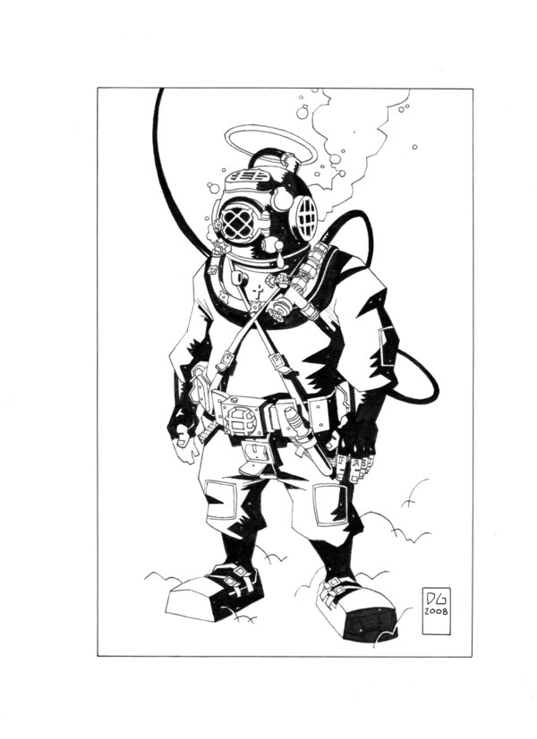 600x826 The Holy Diver By Boston Joe