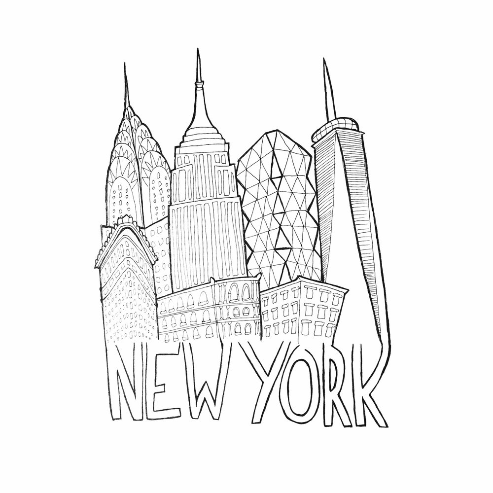 1000x1000 Bundle Of 3 City Prints That First Year