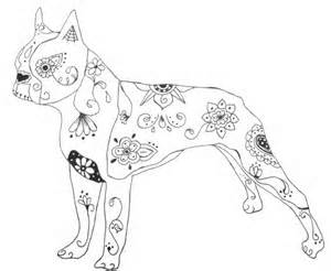 300x246 Boston Terrier Coloring Pages