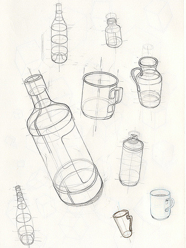 375x500 Basic Bottle Drawings More Basic Drawing From My Re Teach