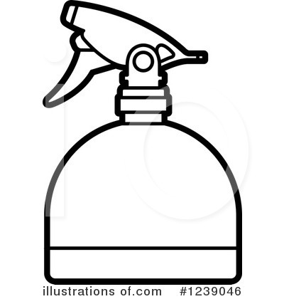 400x420 Spray Bottle Clipart