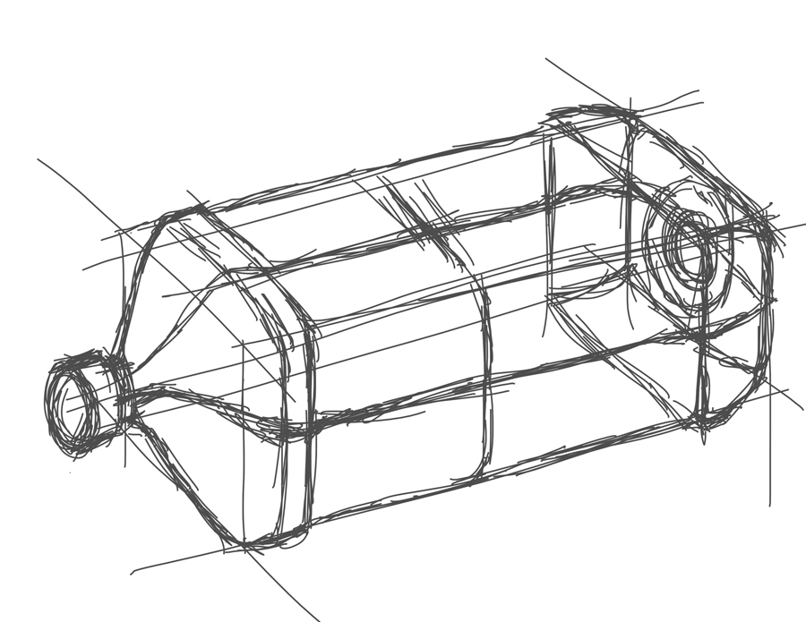 900x695 Tablet Sketch Bottle Feng Design