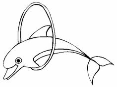 236x177 Bottlenose Dolphins Coloring Picture Art Coloring Pages