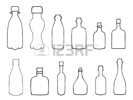 450x338 Hand Drawing Sketch Doodle Beer Bottle Royalty Free Cliparts