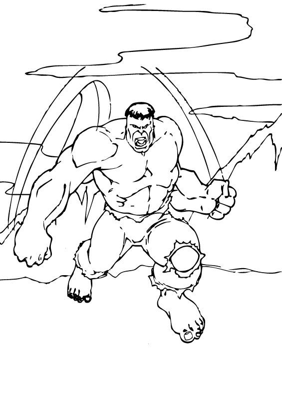 565x793 Hulk Lifts Boulder Coloring Pages