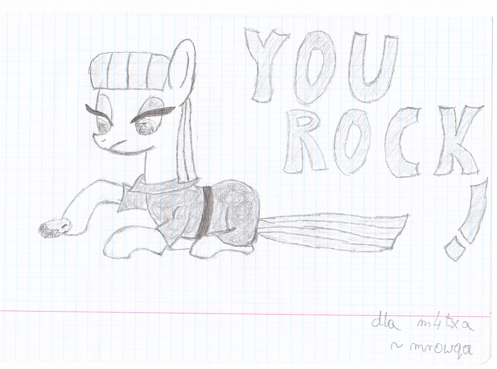 1024x761 Maud Pie And Boulder Sketch By Mrowqa