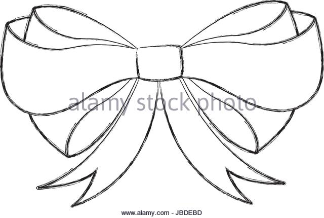 640x430 Gift Bow Sketch Stock Photos Amp Gift Bow Sketch Stock Images