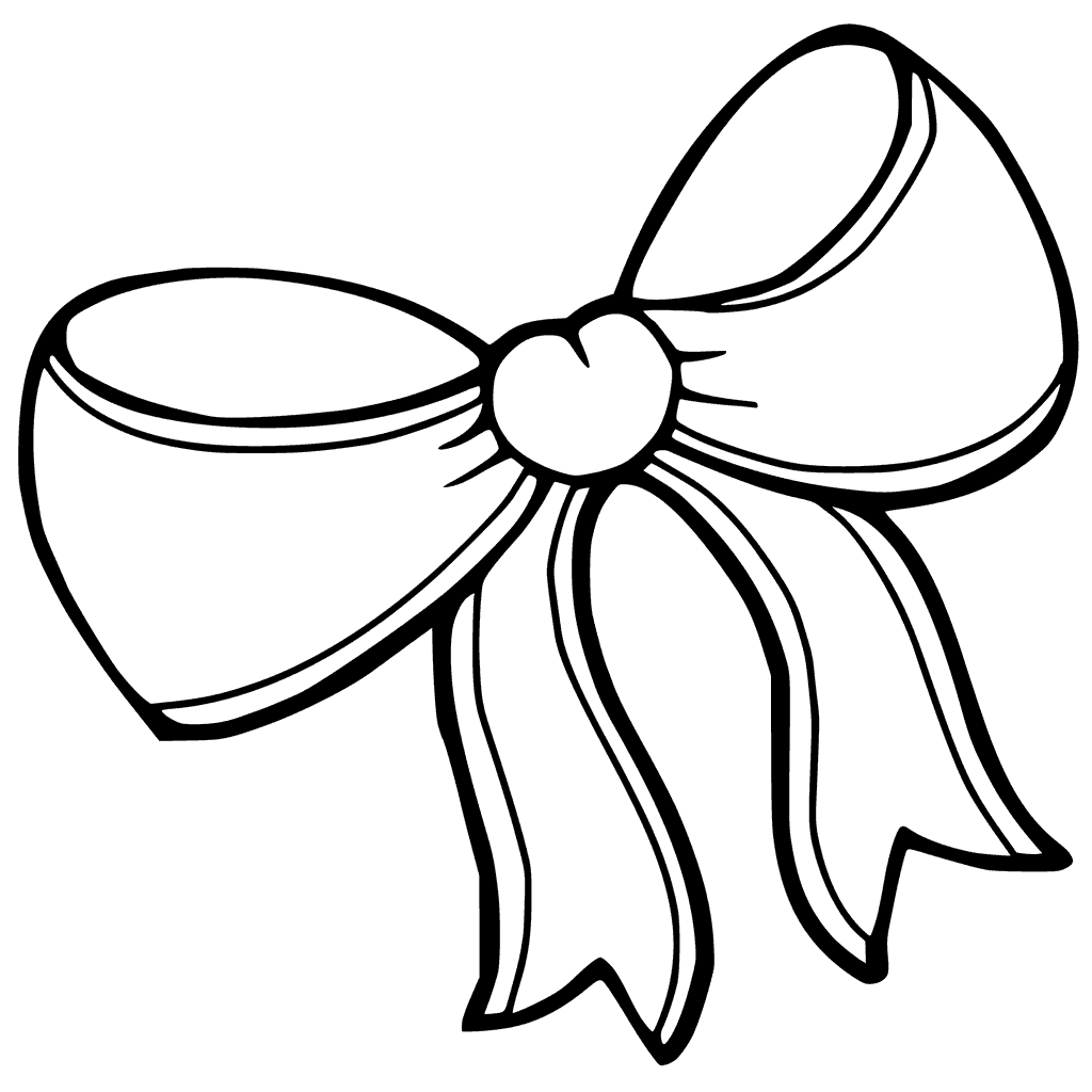 1024x1024 Hair Bow Coloring Pages