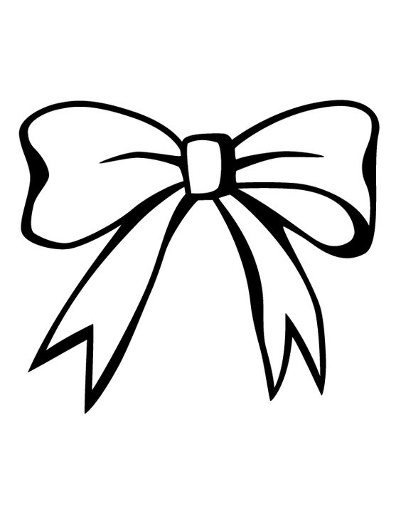 Bow Ribbon Drawing at GetDrawings | Free download