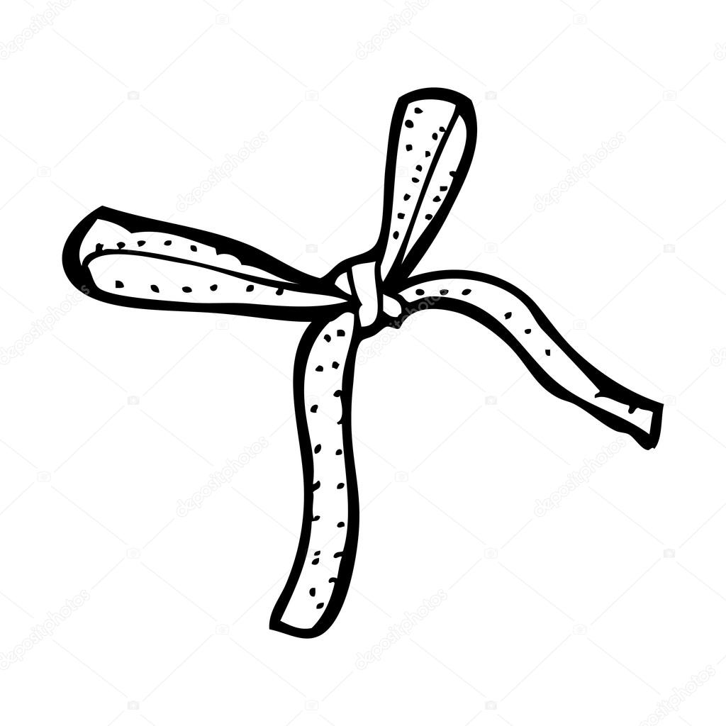 1024x1024 Ribbon Bow Drawing Stock Vector Lineartestpilot