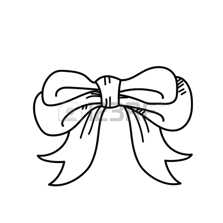 450x450 Freehand Drawing Bow Ties Illustration Stock Photo, Picture
