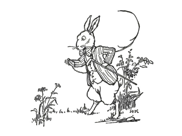 640x480 Public Domain Images 003 Rabbit With Bow Tie, Cane Checking