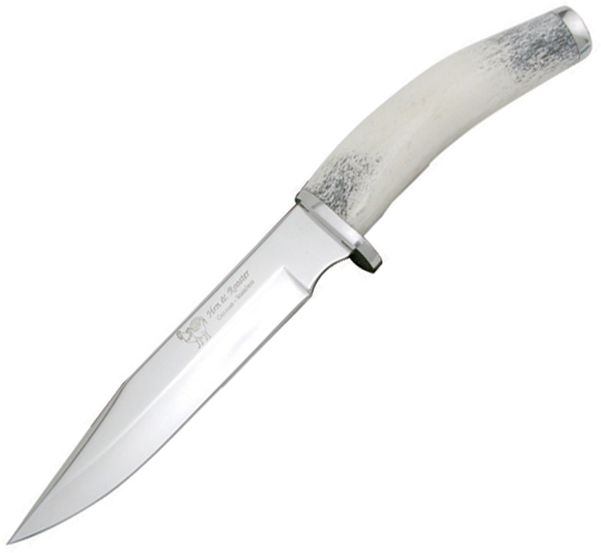 850x782 Hr5011 Hen Amp Rooster Smooth Stag Bowie Knife