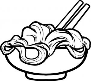 302x271 How To Draw How To Draw Noodles