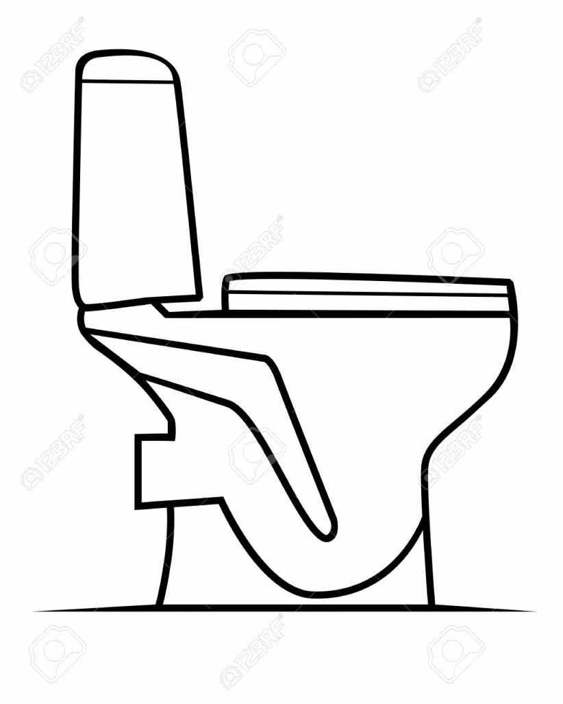 822x1027 The Images Collection Of How Toilet Bowl Drawing To Draw A Step By
