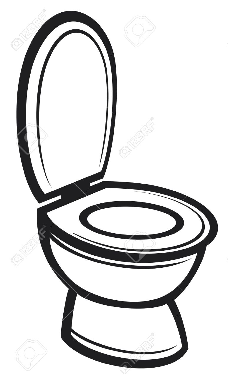 774x1300 Toilet Bowl Clipart Black And White