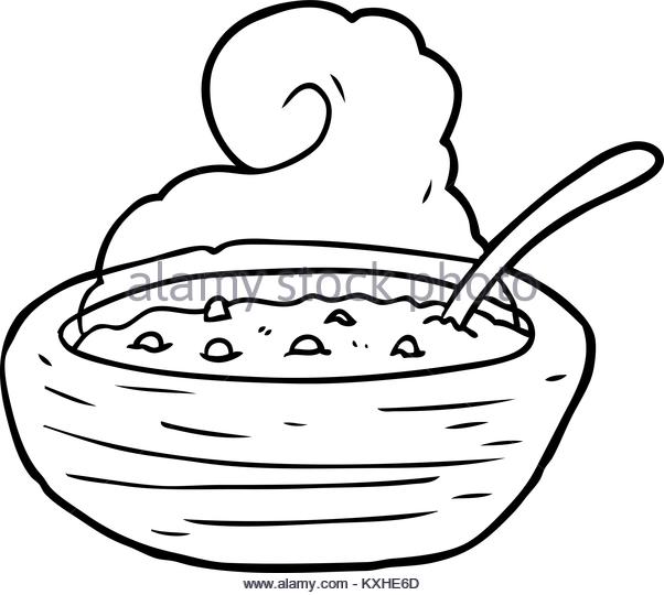602x540 Bowl Soup Illustration Black And White Stock Photos Amp Images