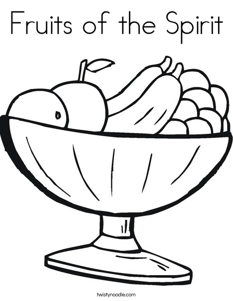 468x605 Fruits Of The Spirit Coloring Page