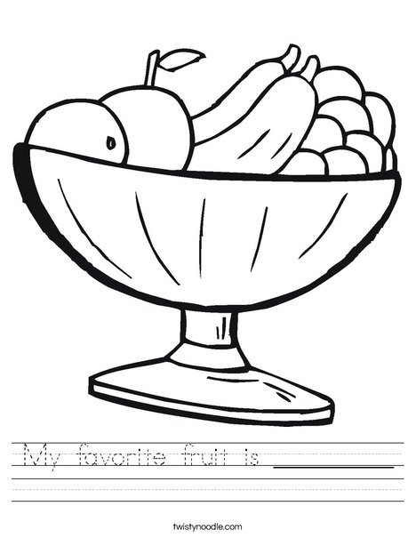 468x605 My Favorite Fruit Is Worksheet