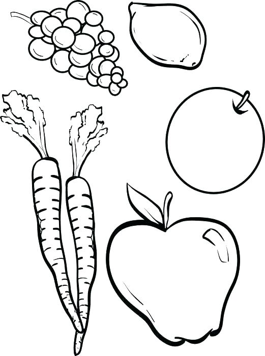 521x700 Printable Fruit Coloring Pages Related Post Free Printable
