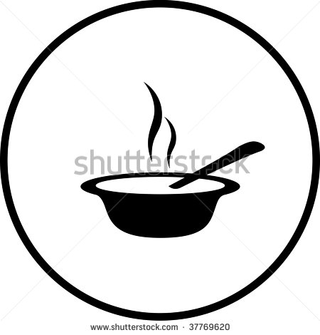450x470 Of Porridge Silhouette Clipart