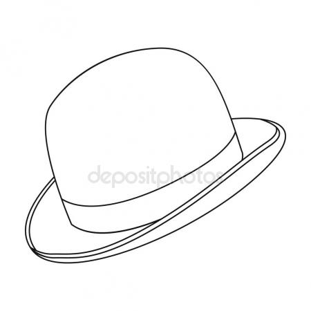 Bowler Hat Drawing at GetDrawings.com | Free for personal use Bowler ...