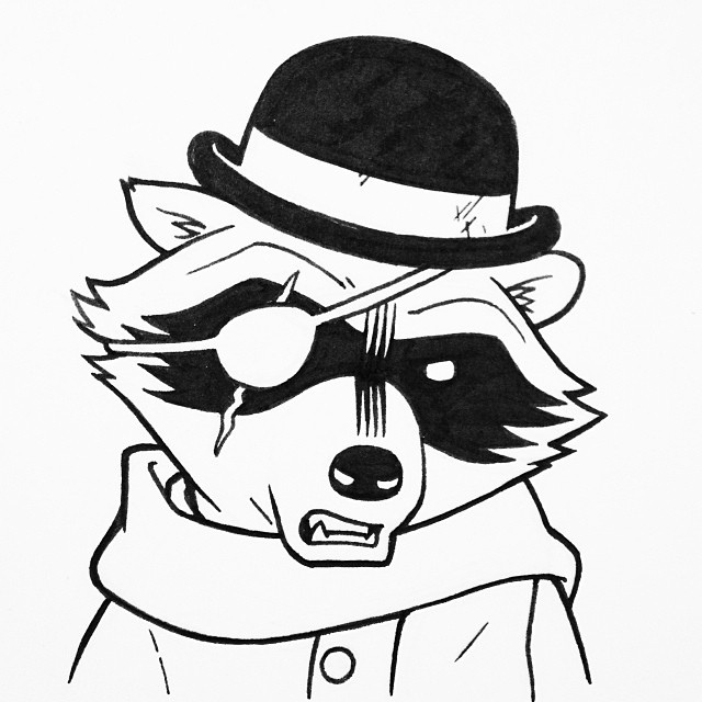 640x640 What, You'Ve Never Seen A Raccoon With A Bowler Hat Amp