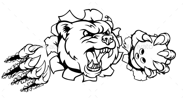 590x326 Bear Holding Bowling Ball Breaking Background By Krisdog