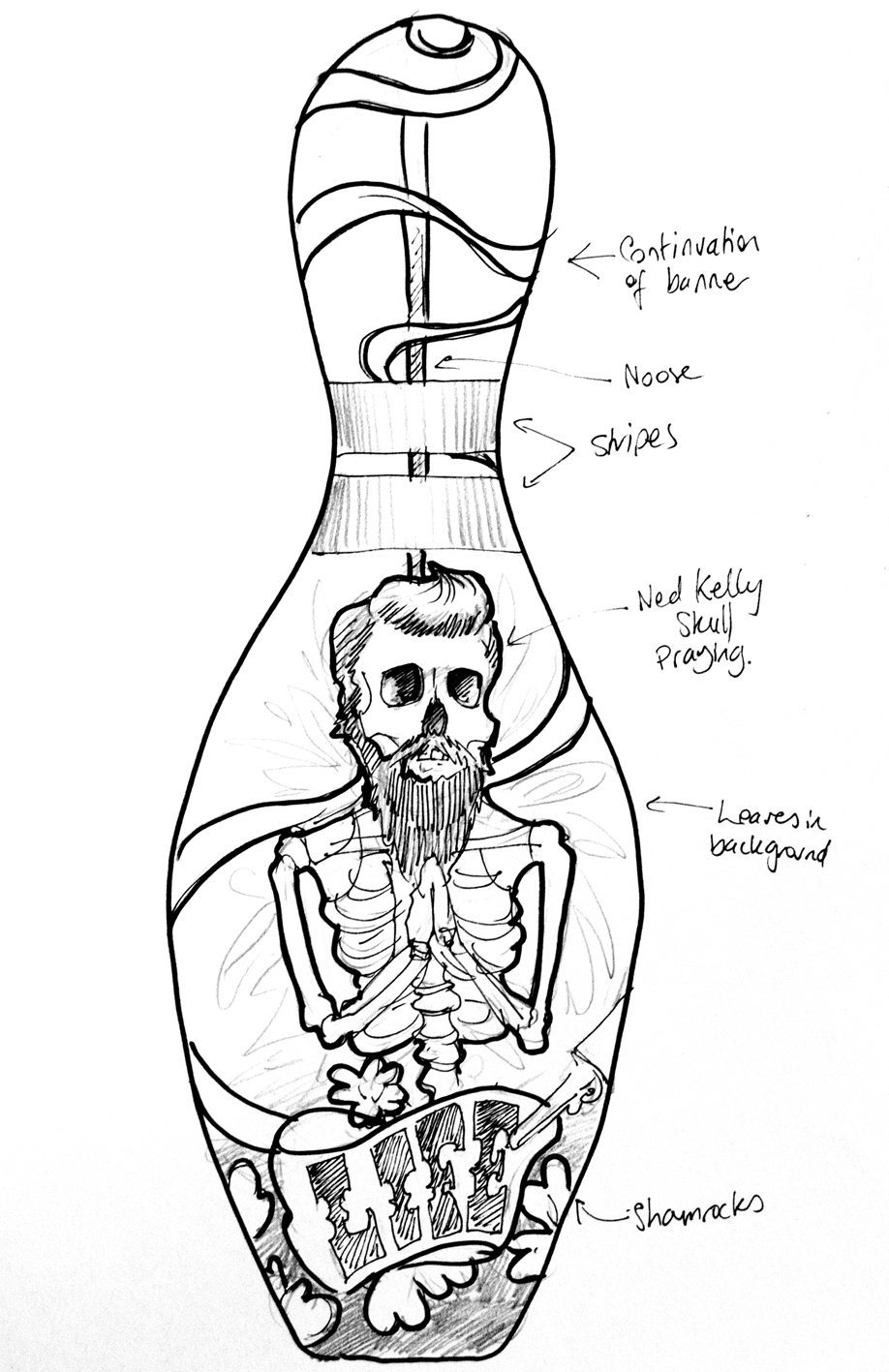 918x1417 Bowling Pin Fieldey Art