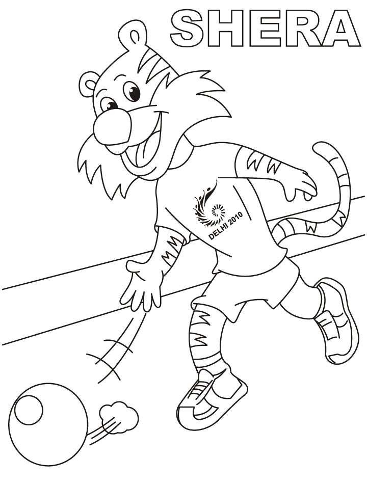 720x954 Free Bowling Coloring Pages