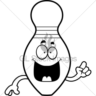325x325 Bowling Pin Smiling Gl Stock Images
