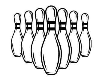 340x270 Bowling Pins Svg Etsy