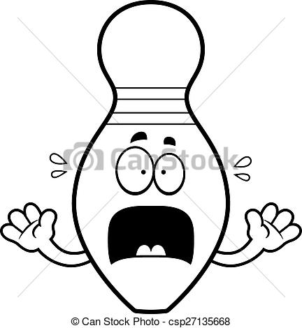 432x470 Scared Bowling Pin Clipart 101 Clip Art