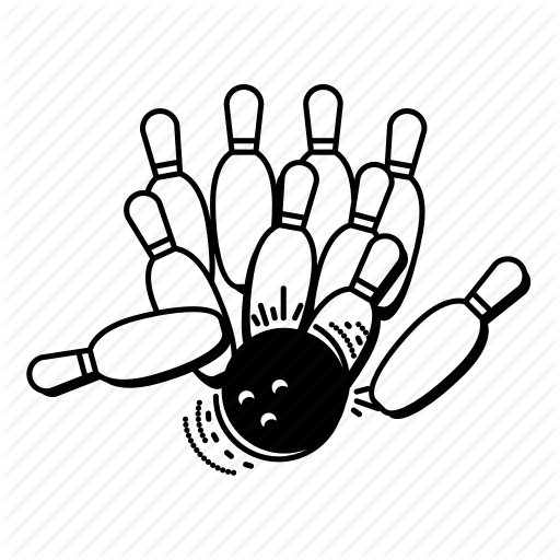 512x512 Bowling, Bowling Pins, Fun, Games, Spare, Sports, Strike Icon