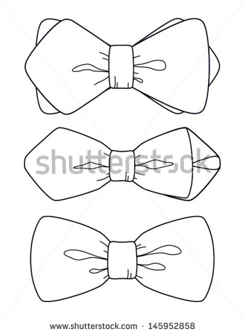 345x470 Drawn Bow Tie
