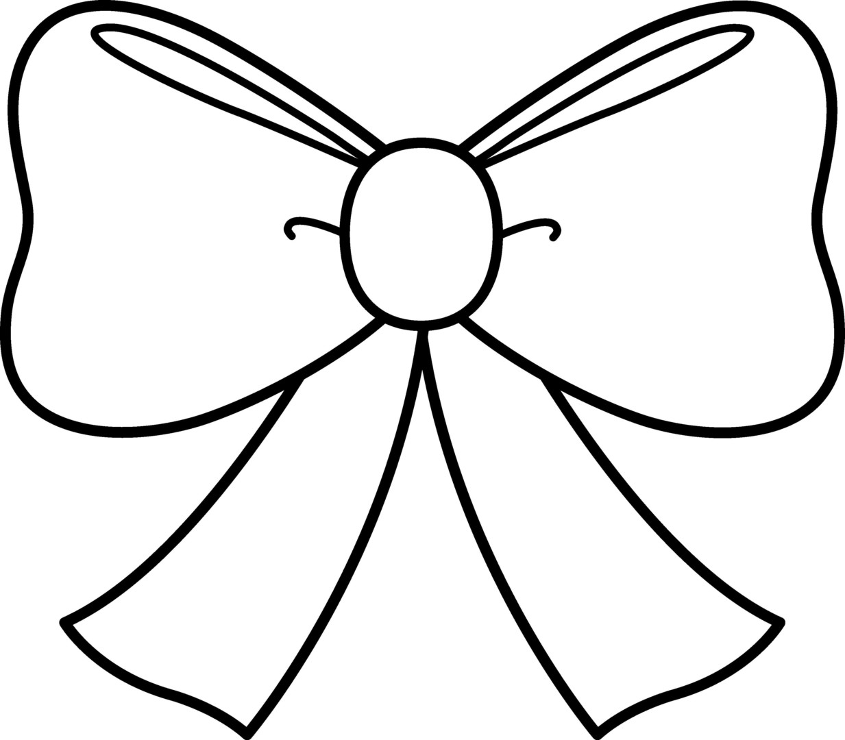 1233x1080 Coloring Pages For Girls Bows Just Colorings