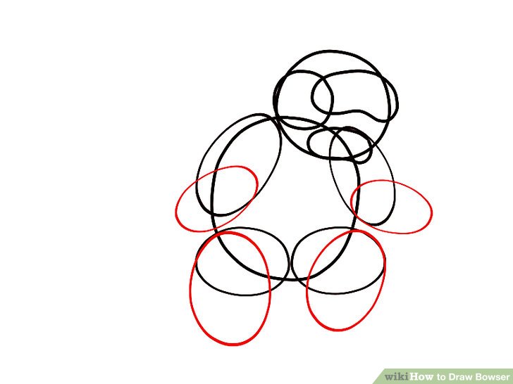 728x546 How To Draw Bowser (With Pictures)