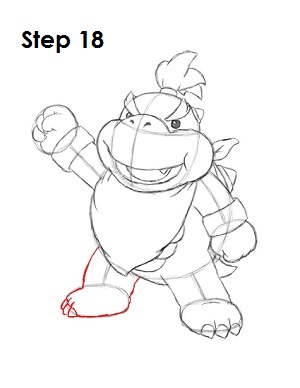 300x388 How To Draw Bowser Jr.
