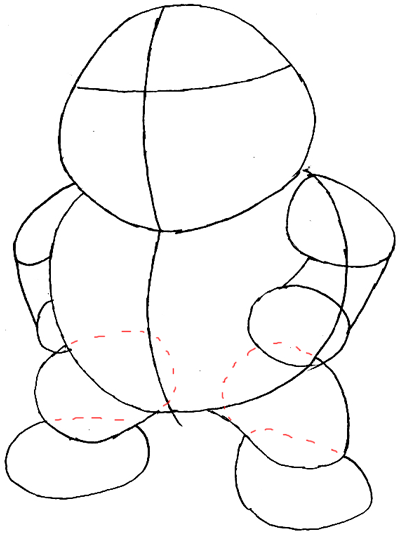 400x533 How To Draw Bowser Jr. From Mario Kart Wii Step By Step Drawing
